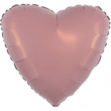 Шар (19''/48 см) Сердце, Пустынная роза, Бохо, 1 шт. 