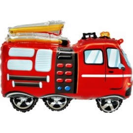 Шар (27''/69 см) Фигура, Пожарная машина, 1 шт. 