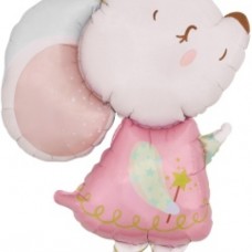 Шар (35''/89 см) Фигура, Мышка Принцесса, 1 шт. в уп. 