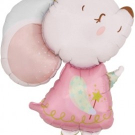 Шар (35''/89 см) Фигура, Мышка Принцесса, 1 шт. в уп. 