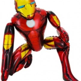 Шар (27''/69 см) Фигура 3D, Железный человек, 1 шт. в уп. 