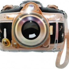 Шар (26''/66 см) Фигура, Фотоаппарат, 1 шт. в уп. 