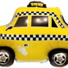 Шар (36''/91 см) Фигура, Такси, 1 шт. в уп. 