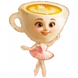 Шар (36''/91 см) Фигура, Балерина, 1 шт. в уп. 