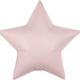Шар (30''/76 см) Звезда, Розовый, Сатин, 1 шт. в уп. 
