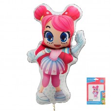 K 44 Геройчики Пинки фигура /1 шт. / Фольгированный шар в упаковке 