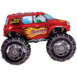 Шар (38''/97 см) Фигура, Бигфут, Красный, 1 шт. 