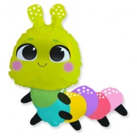 Шар (33''/84 см) Фигура, Яркая гусеница, 1 шт. 