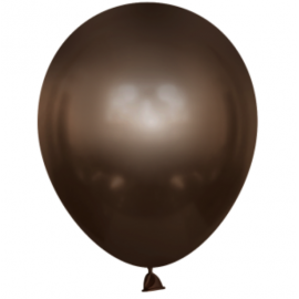 Шар (12''/30 см) Черное золото, хром, 50 шт. 