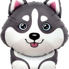 Шар (32''/81 см) Фигура, Хаски, 1 шт. в уп. 