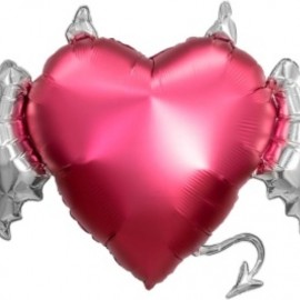 Шар (35''/89 см) Сердце, Тихий омут, 1 шт. в уп. 