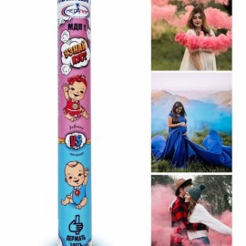 Цветной дым для гендер пати 