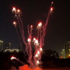 ФЛ0906R Пироф Летающий фейерверк Медуза (красный) 20/1 