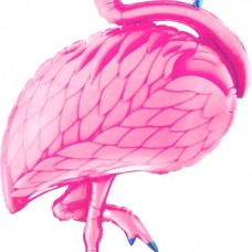 Шар (38''/97 см) Фигура, Фламинго, Розовый, 1 шт. 