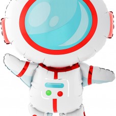 Шар (33''/84 см) Фигура, Космонавт, 1 шт. 