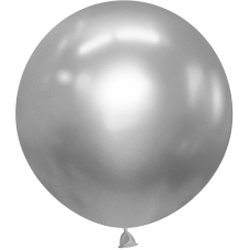 Шар (36''/91 см) Серебро, металлик, 1 шт. 