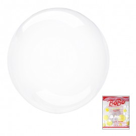 K 18 3D Сфера прозрачная / 3D Transparent Bubble  / 10 шт /, Воздушный шар 