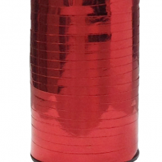 Лента полипропиленовая (0,5 см*250 м) Красный, Металлик, 1 шт. 