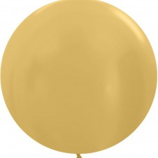 Шар (36''/91 см) Золото яркое (570), металлик, 2 шт. 