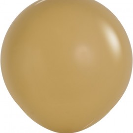 Шар (24''/61 см) Кофе Латте (073), пастель, 3 шт. 