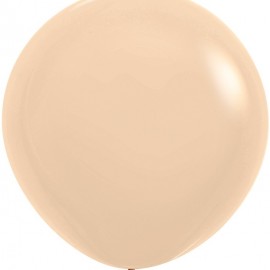 Шар (24''/61 см) Персик Малибу (660), макарунс, 3 шт. 
