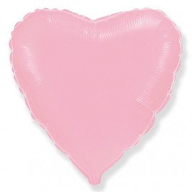 Шар (19''/48 см) Сердце, Фламинго, 1 шт. 