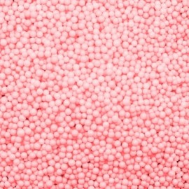 Шарики пенопласт, 500 мл, Розовый, 2-4 мм, 10 гр. 