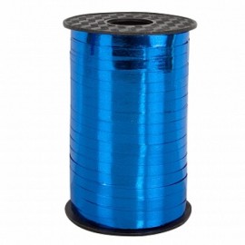 Лента (0,5 см*250 м) Синий, Металлик, 1 шт. 