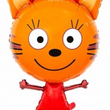 Шар (34''/86 см) Фигура, Три Кота, Карамелька, 1 шт. в упак. 