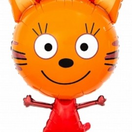 Шар (34''/86 см) Фигура, Три Кота, Карамелька, 1 шт. в упак. 