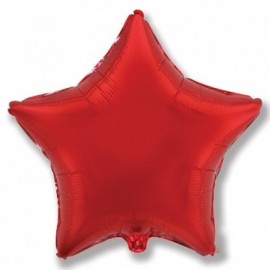 301500R Шар(18''/46 см) Звезда, Красный,1 шт. 