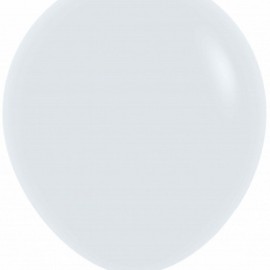 Шар (18''/46 см) Белый (005), пастель, 25 шт. 