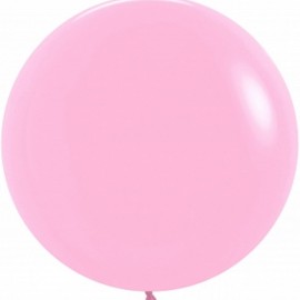 Шар (24''/61 см) Розовый (009), пастель, 3 шт. 