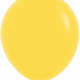 Шар (18''/46 см) Желтый (020), пастель, 25 шт. 