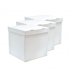 Коробка "Сюрприз" Белый 60*60*60 см / 1 шт. 
