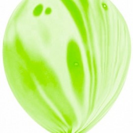 Шар Мрамор (12''/30 см) Зеленый, агат, 50 шт. 