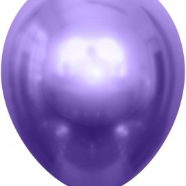 Шар (12''/30 см) Фиолетовый, хром, 50 шт. 