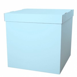 Коробка для воздушных шаров Голубой, 60*60*60 см, 1 шт. 